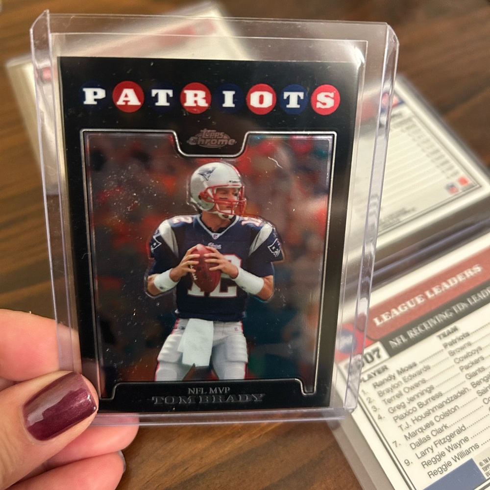 Tom Brady Randy Moss 2008 Topps Chrome Football Cards - Bundle of Five Cards - Picture 6 of 15
